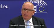 Timmermans groził Polsce? Sprawdzamy