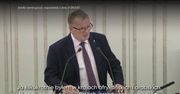 Skandaliczna wypowiedź senatora Bonkowskiego