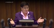 Beata Szydło cytuje "Ucho Prezesa". W Sejmie oklaski