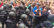 Starcie policjantów ze uczestnikami referendum w Katalonii