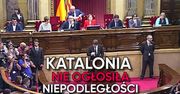 Katalonia zawiesza deklarację niepodległości