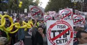 Tysiące protestujących przeciwko umowom TTIP i CETA w Madrycie
