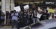 Protest na lotnisku w Los Angeles przeciwko "dekretowi Trumpa"!