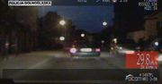 Kierowca BMW staranował radiowóz. Pościg koło Dzierżoniowa