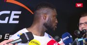 Spięcie Ugonoha z dziennikarzem. Zawodnik z trudem utrzymał nerwy na wodzy