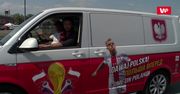 Mundial 2018. Z Londynu do Rosji za reprezentacją. Van polskich kibiców robi furorę na mistrzostwach