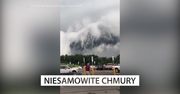 Chmury jak tsunami. Nagranie z telefonu