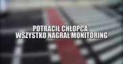 Nie zwolnił przed przejściem, potrącił dziecko. Zdarzenie nagrał monitoring