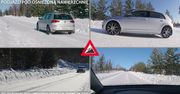 Bridgestone Weather Control A005 - próba podjazdu na śniegu