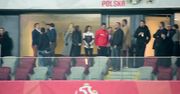 Czułości Lewandowskich na trybunach
