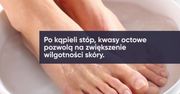 Moczenie nóg w wodzie z octem