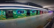 Świąteczne metro na torach