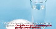 Zalety picia jednej szklanki słonej wody dziennie