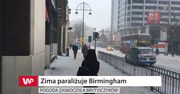 Zima paraliżuje Birmingham. Pogoda zaskoczyła Brytyjczyków (WIDEO)