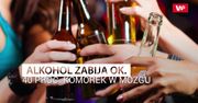 Alkohol zabija ok. 40 proc. komórek w mózgu