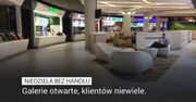 Zakaz handlu. W galeriach pustki