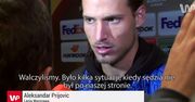 Prijović: sędzia nie był po naszej stronie, nie gwizdał fauli na mnie