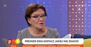 Ewa Kopacz ociepla wizerunek w telewizji śniadaniowej