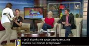 Żart gościa przestraszył prezenterów