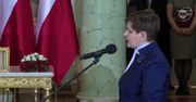 Szydło obiecuje: "Zrobimy wszystko, by słowa przysięgi były przez nas dochowane"