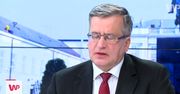 #dziejesienazywo: Bronisław Komorowski o raporcie otwarcia