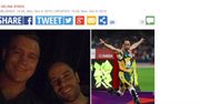 Uśmiech o ucha do ucha i selfie z kolegą. Oscar Pistorius dobrze bawi się w areszcie domowym