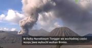 Erupcja wulkanu Bromo zakryła niebo pyłem