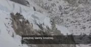 Niezwykły film pokazujący potężną lawinę śnieżną