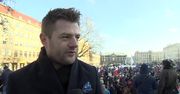 "Kto nie skacze, ten jest z Dudą". Demonstracja anty-PiS w Poznaniu