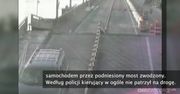 Kierowca z Florydy nie zauważył podnoszącego się mostu