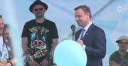 Andrzej Duda tańczy i śpiewa z Arką Noego