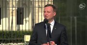 Andrzej Duda pod Pałacem Prezydenckim: tracimy powoli nasz kraj
