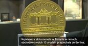 Największa moneta świata odwiedziła Berlin