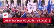 Tak wyglądał marsz KOD z okazji rocznicy wyborów 4 czerwca 1989