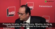 Hollande o Euro 2016: "Niektóre spotkania będą obarczone ciężarem historycznym"