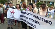 W Warszawie Marsz Godności - Protest Kobiet