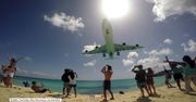 Spektakularne starty i lądowania samolotów na wyspie Sint Maarten