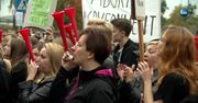 Tak wyglądał "Czarny protest" w Warszawie. "Jeszcze Polka nie zginęła!"