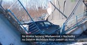Zawalenie mostu w Rosji. Wpadli w wyrwę, ale przeżyli