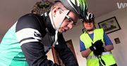Nietypowi rowerzyści, którzy nie widzą przeszkód
