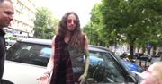 Michał Szpak oblegany przez fanów pod TVN-em