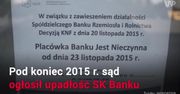 Bank upadł, pracownicy zostali na lodzie
