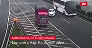 Stanął na autostradzie. Bezmyślność bez konsekwencji