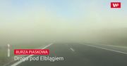 Burza piaskowa pod Elblągiem