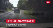 Jechali na wakacje. Aż trudno uwierzyć, co nagrali po drodze