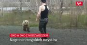Bezmyśny turysta. Nagranie z Rosji