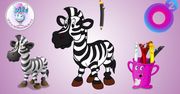 MINI BAMBINI w o2: kolorowanka zebra