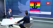 Polska Walcząca na tle tęczy. Adam Bielan w programie "Tłit" o "prowokacji" Piotra Misiły