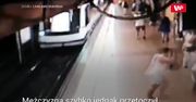 Prosto pod pociąg. Przerażające nagranie z metra