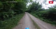 Jechał na rowerze. Kamera nagrała, co stało się chwilę potem